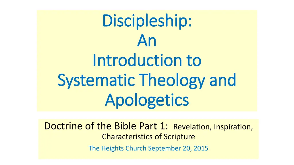discipleship discipleship an an introduction
