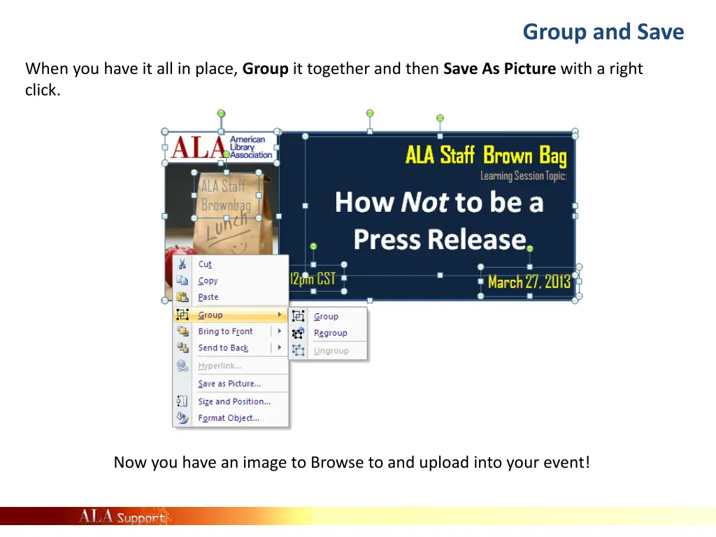 group and save