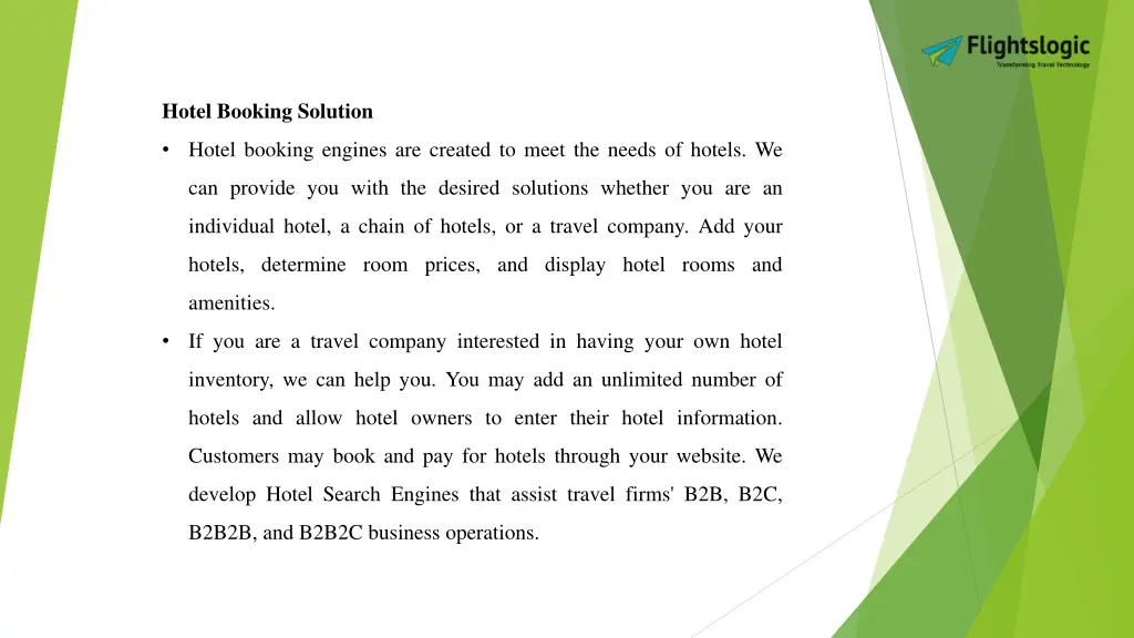 hotel booking solution