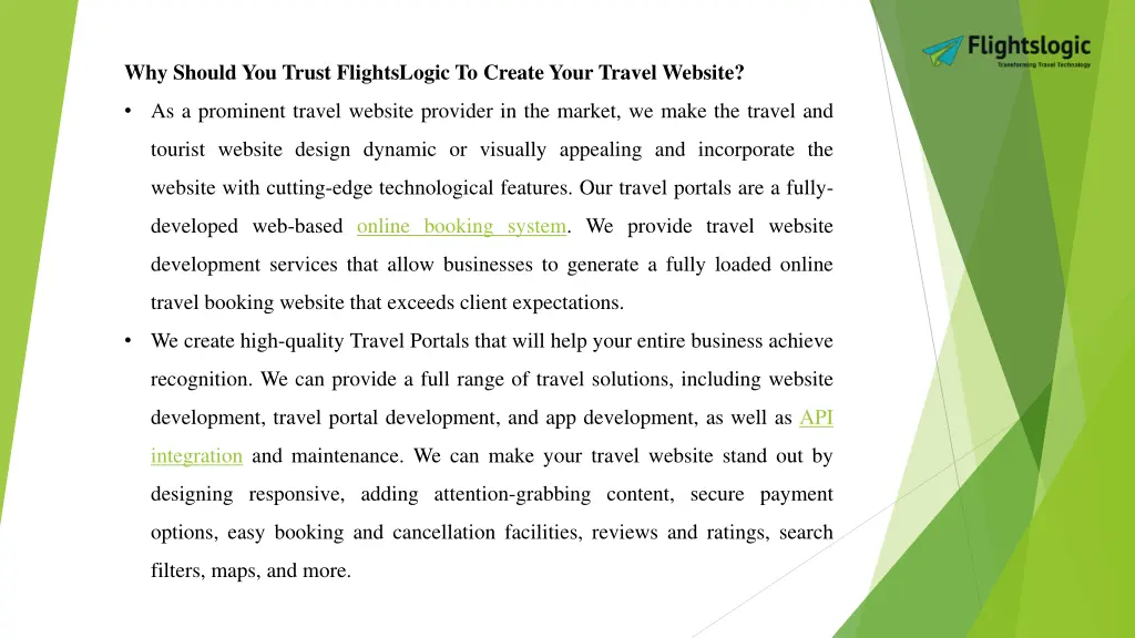 why should you trust flightslogic to create your