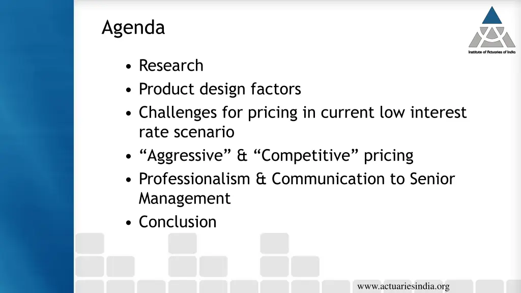 agenda