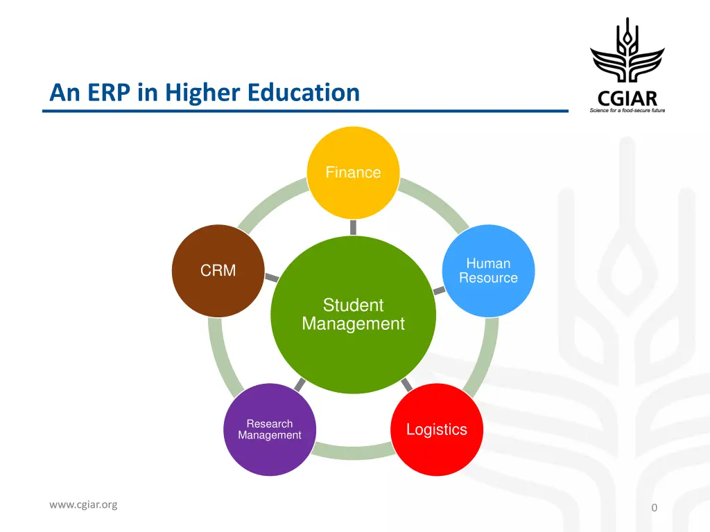 an erp in higher education