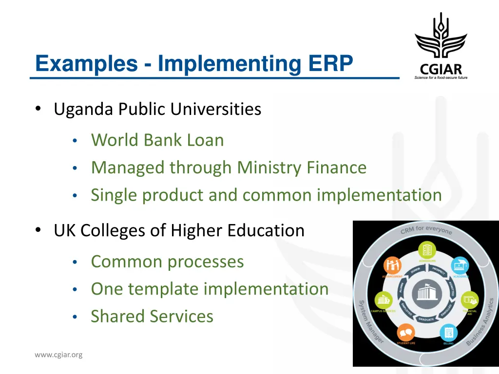 examples implementing erp