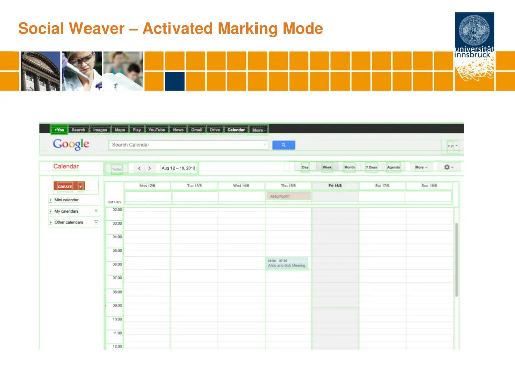 social weaver activated marking mode