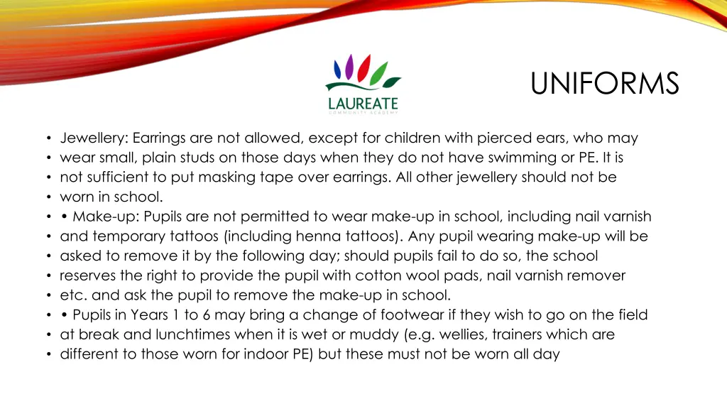 uniforms