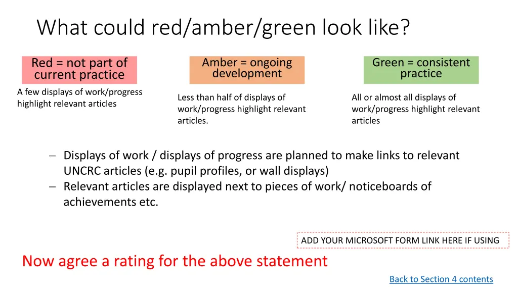 what could red amber green look like 2