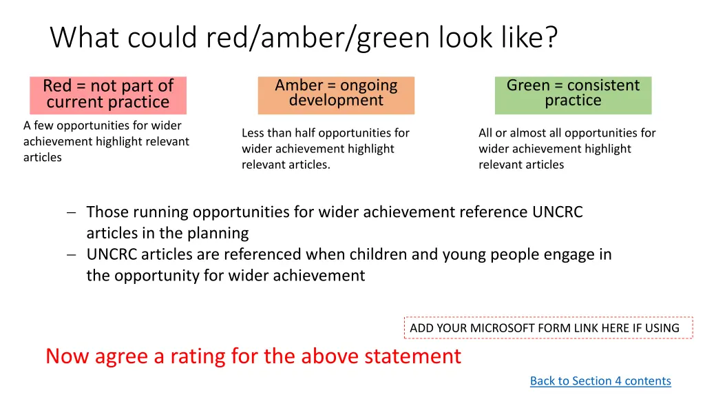 what could red amber green look like 3