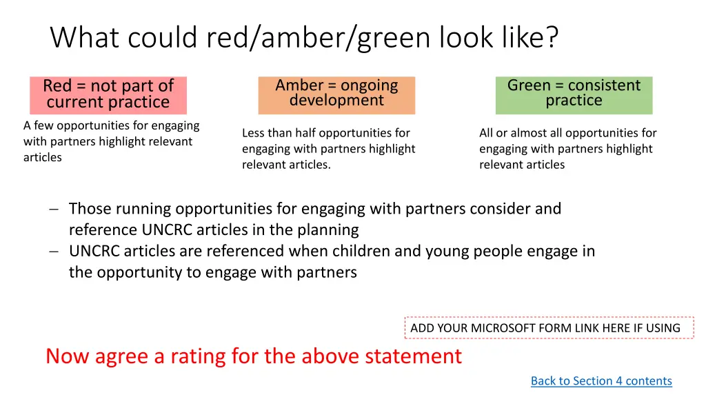 what could red amber green look like 4