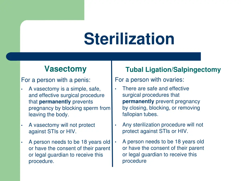 sterilization