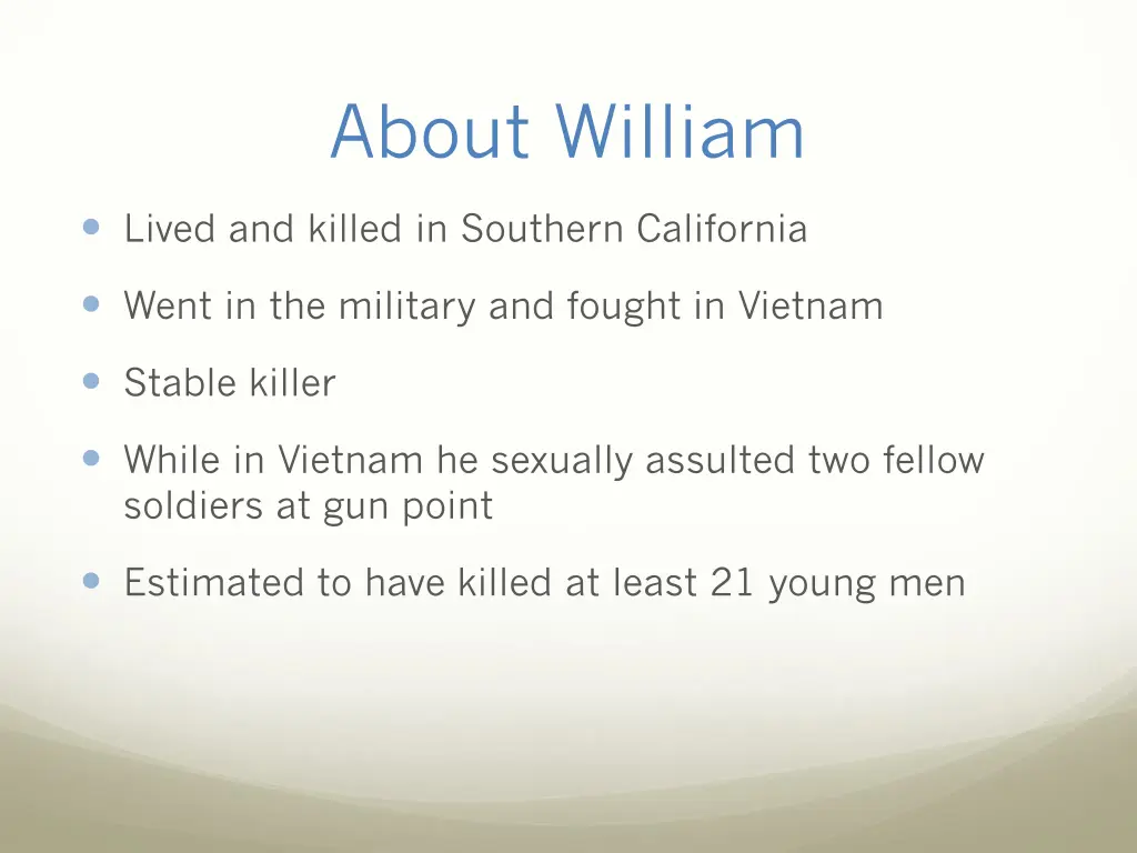 about william