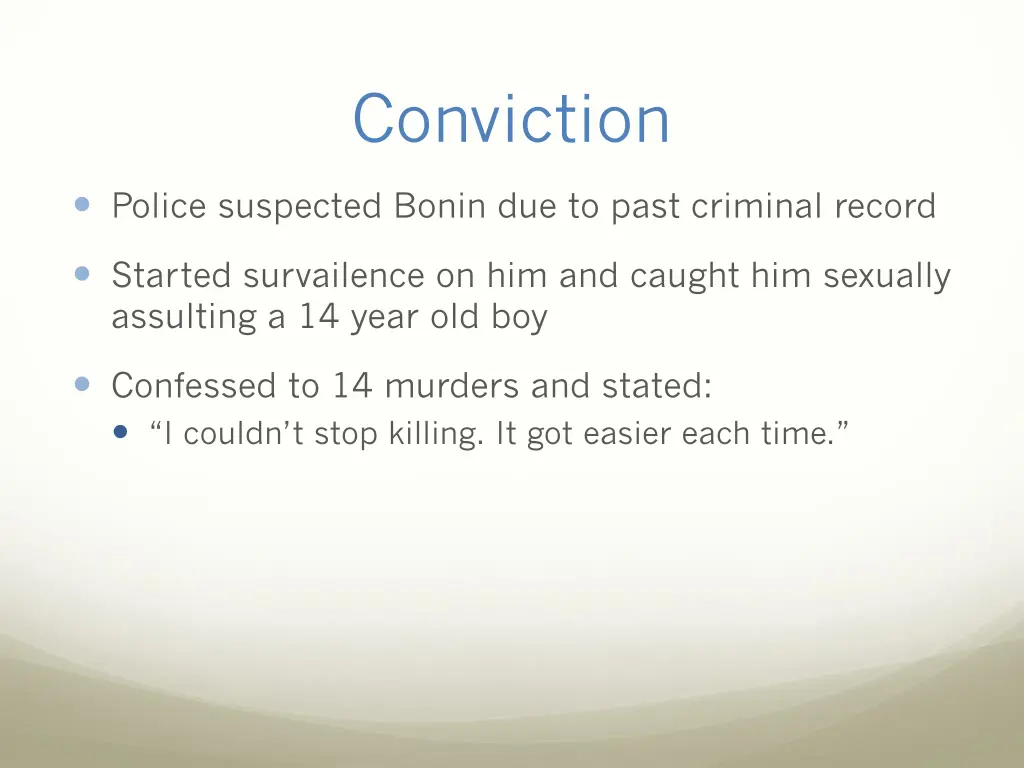conviction