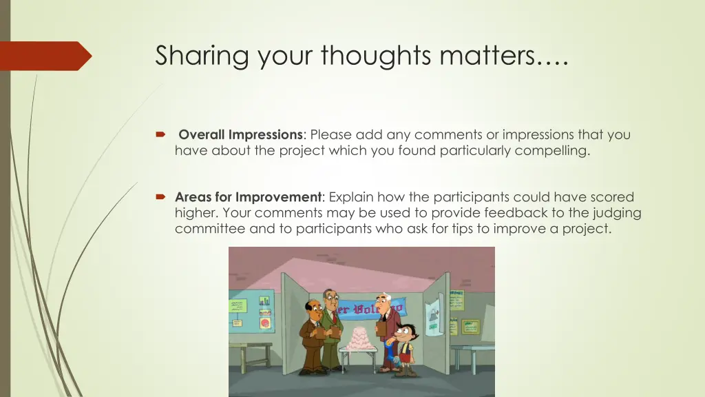 sharing your thoughts matters
