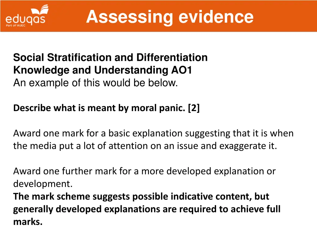 assessing evidence 4
