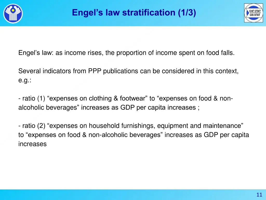 engel s law stratification 1 3