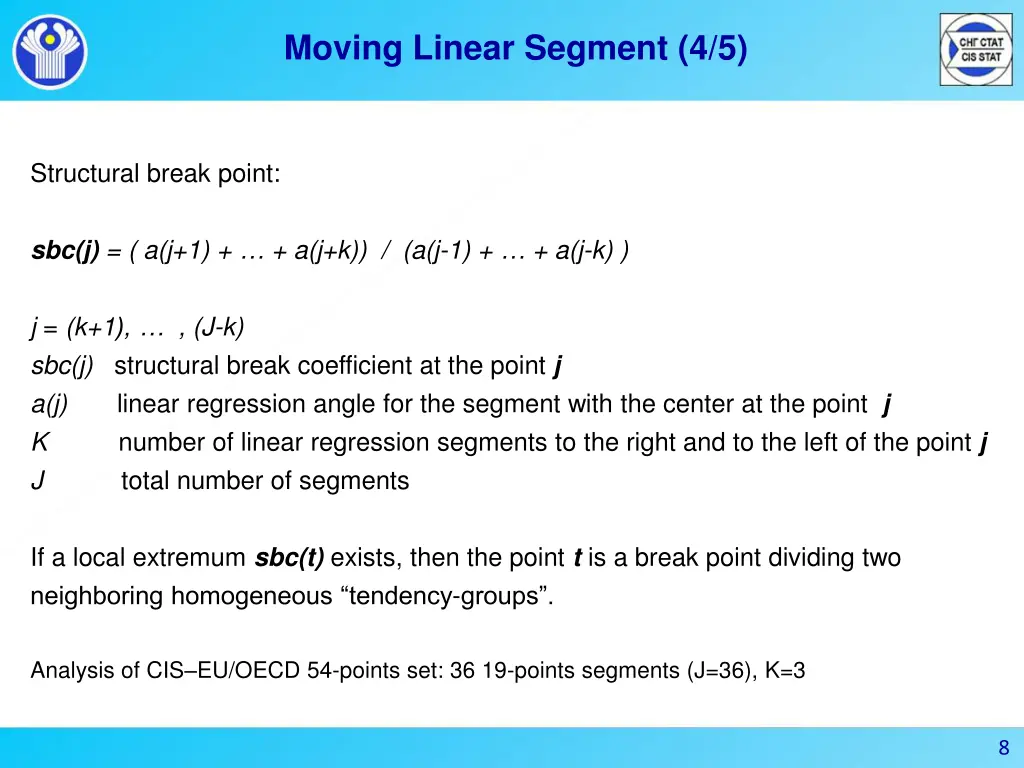 moving linear segment 4 5