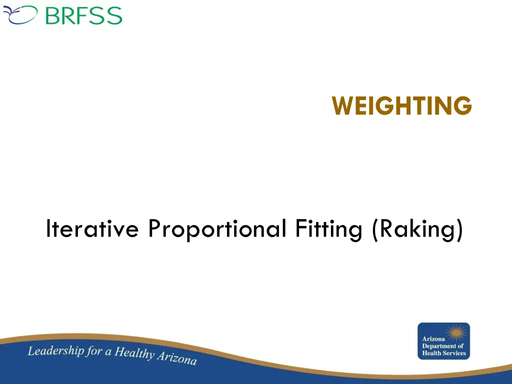 weighting