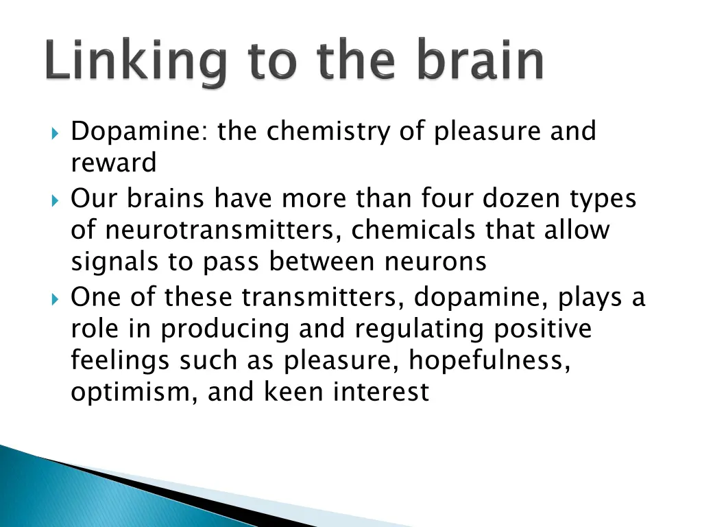 dopamine the chemistry of pleasure and reward