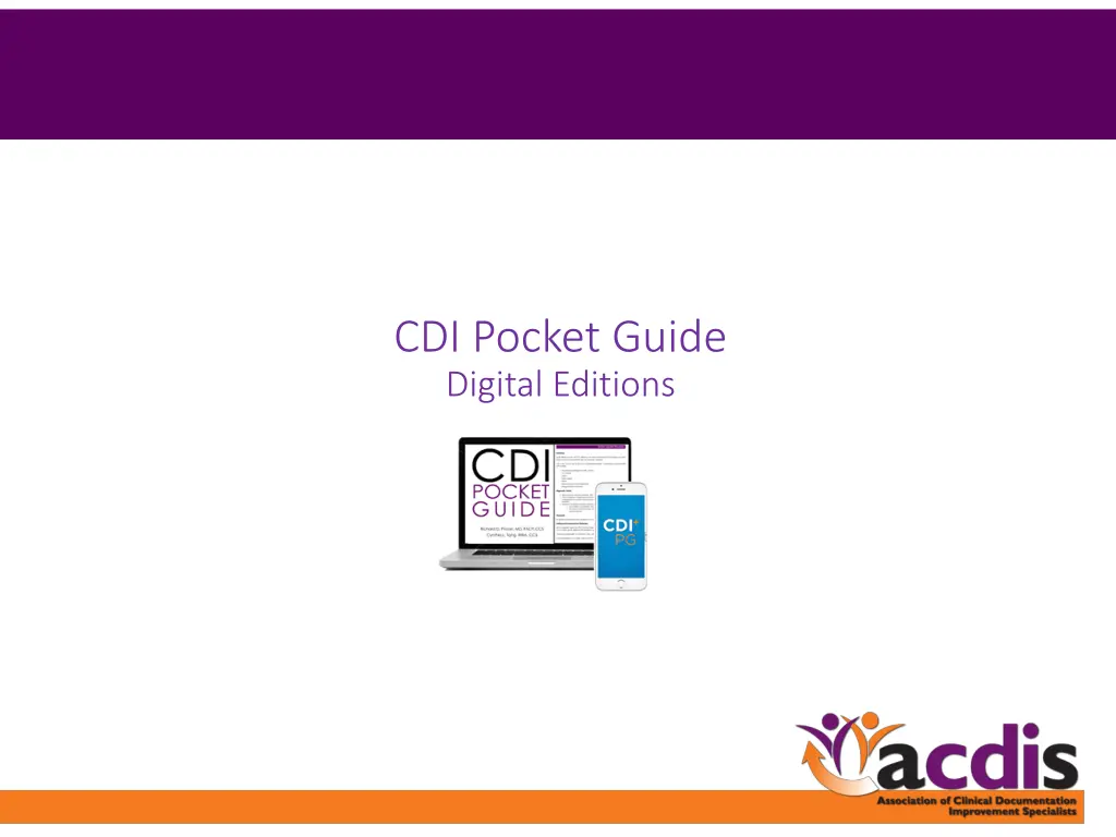 cdi pocket guide digital editions