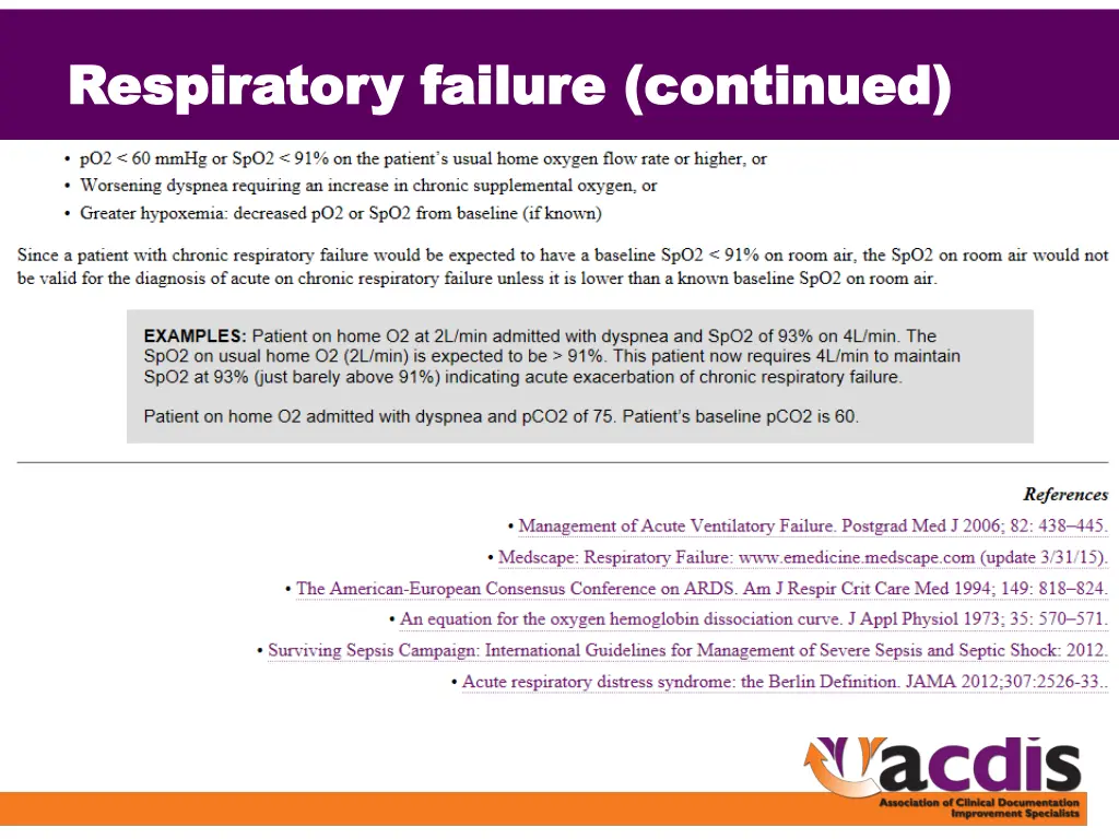 respiratory failure continued respiratory failure