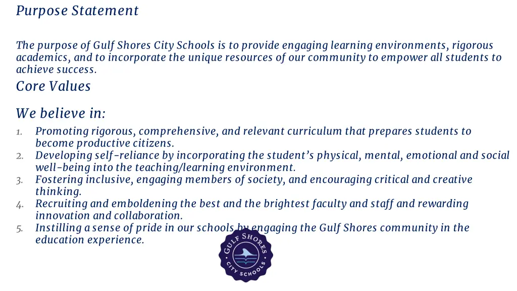 purpose statement