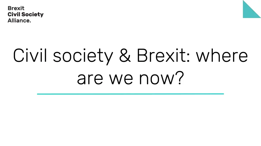 civil society brexit where are we now