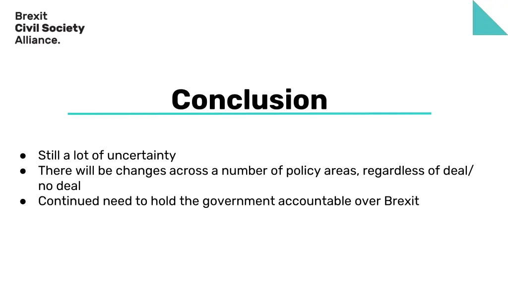 conclusion