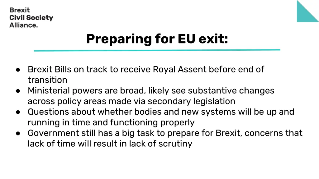 preparing for eu exit