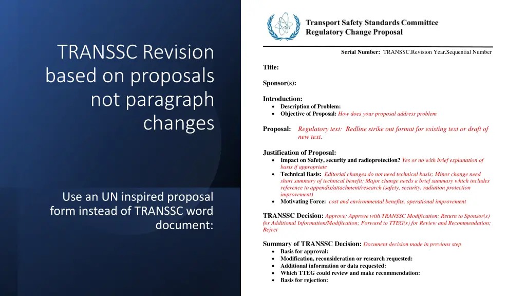 transsc revision based on proposals not paragraph