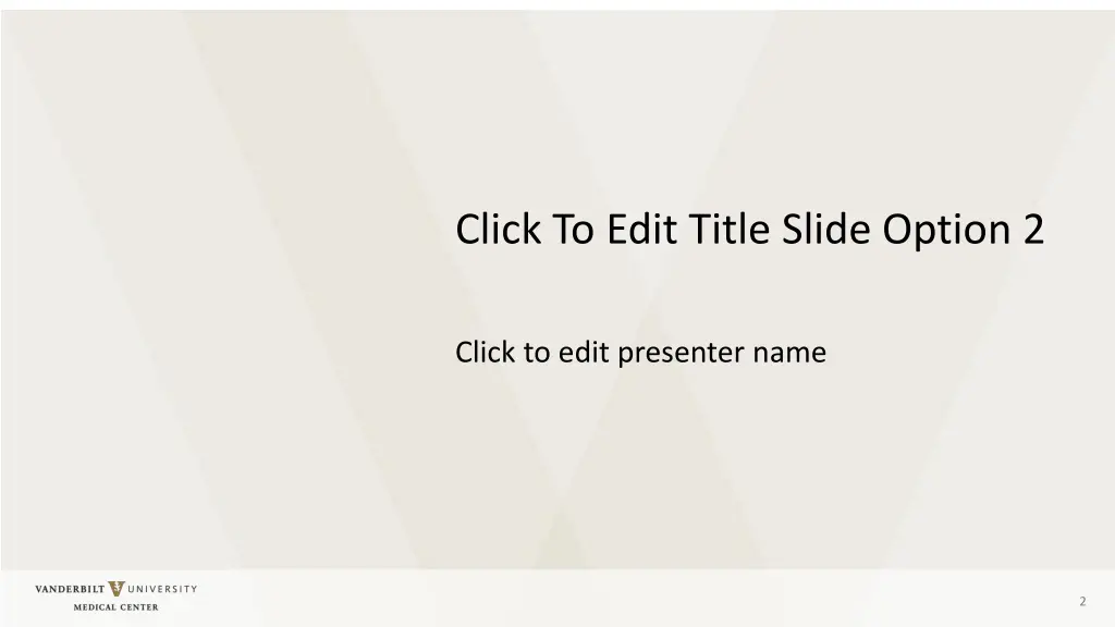 click to edit title slide option 2