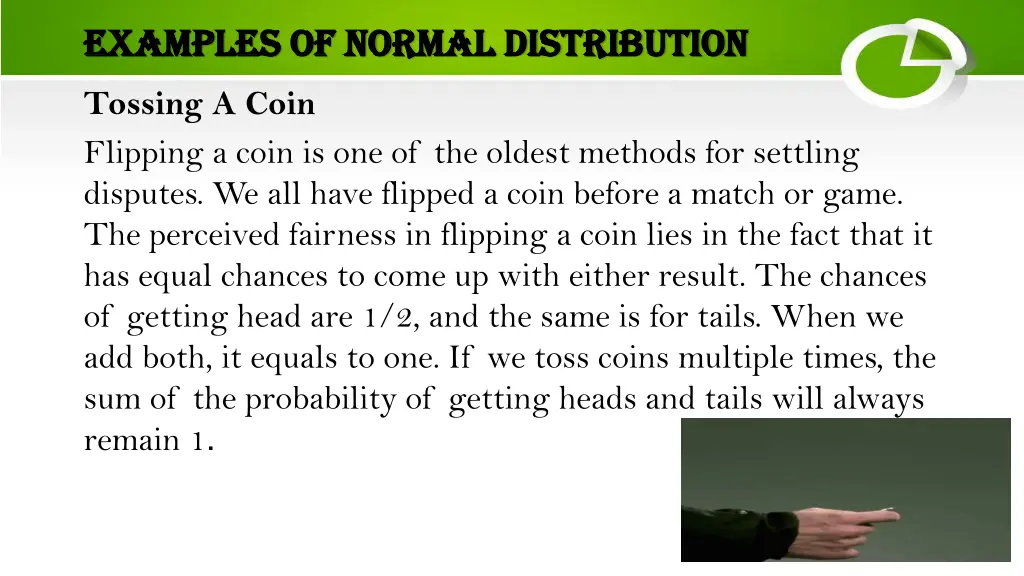 examples of normal distribution examples