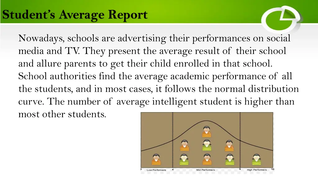 student s average report
