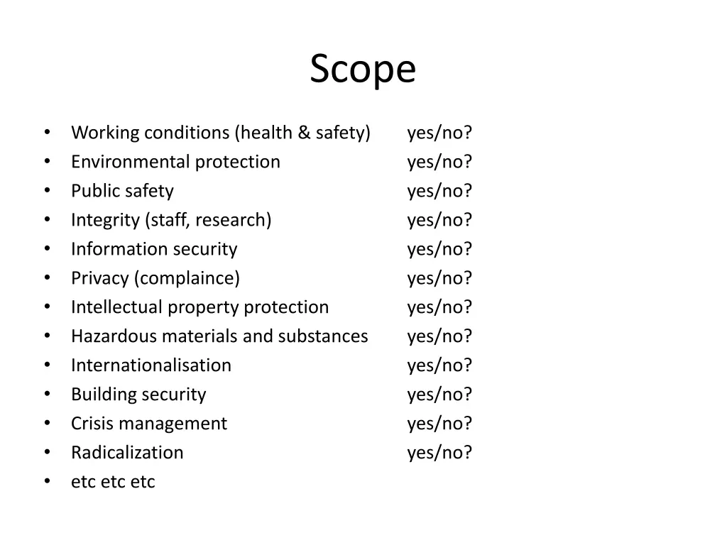 scope