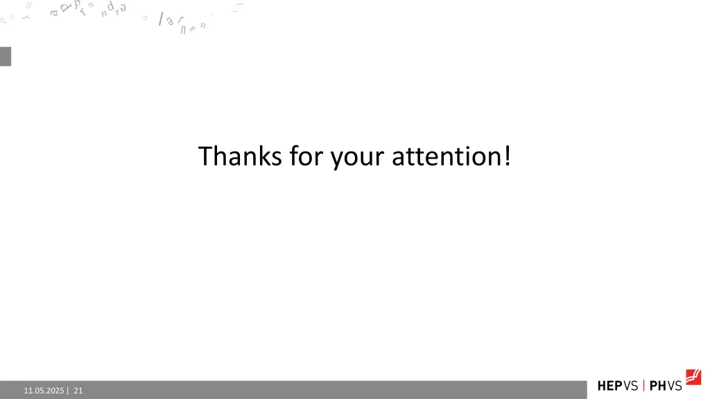 thanks for your attention