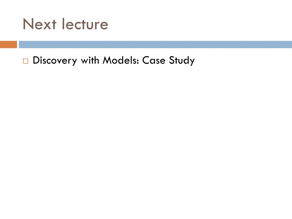 next lecture