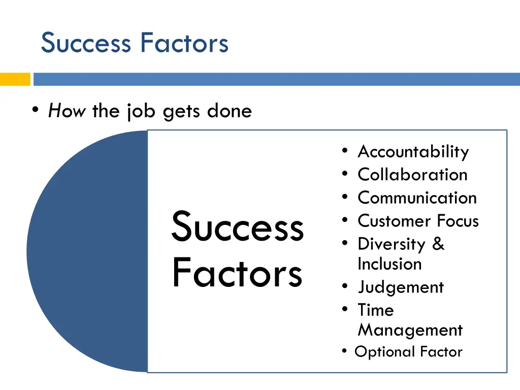 success factors