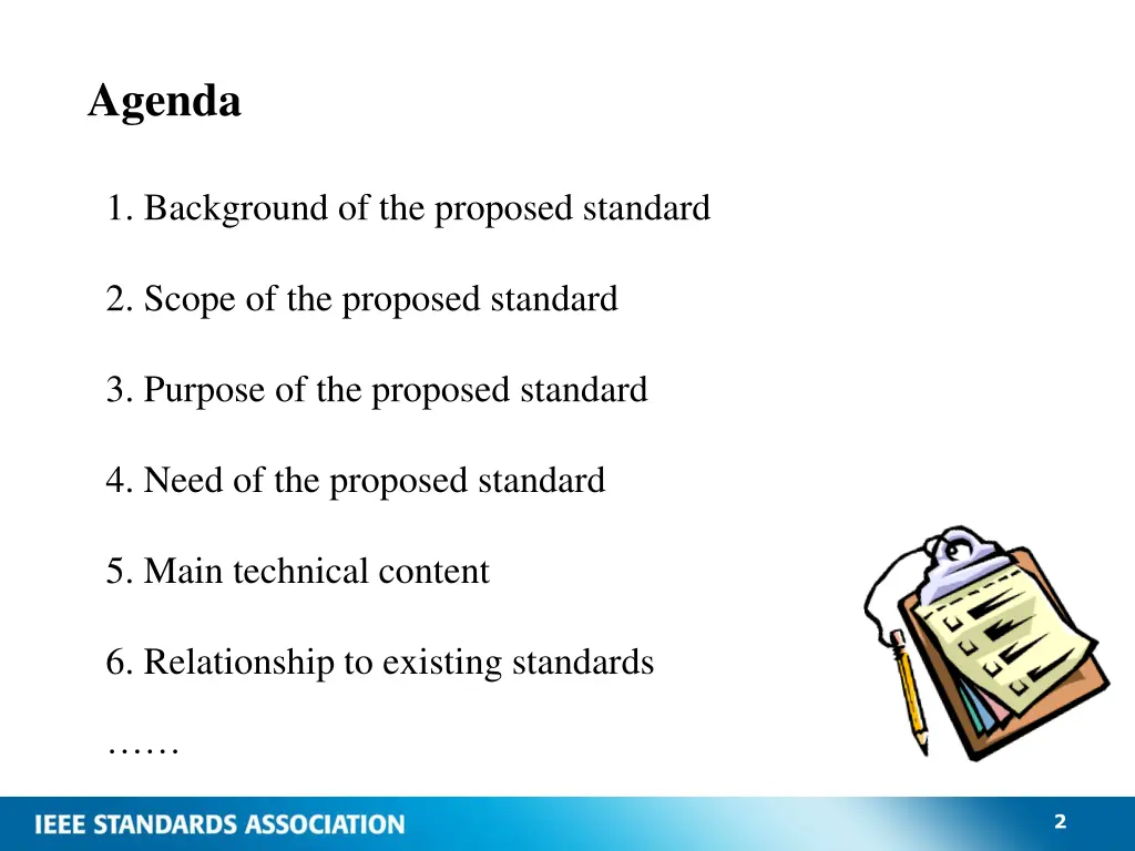 agenda
