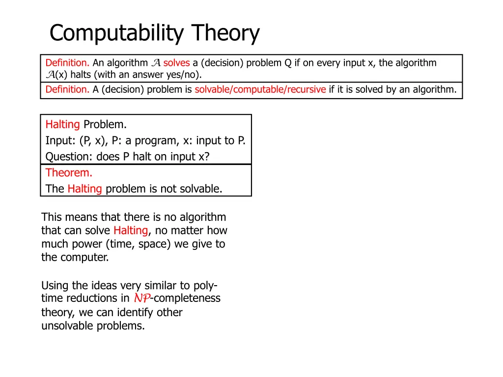 computability theory 17