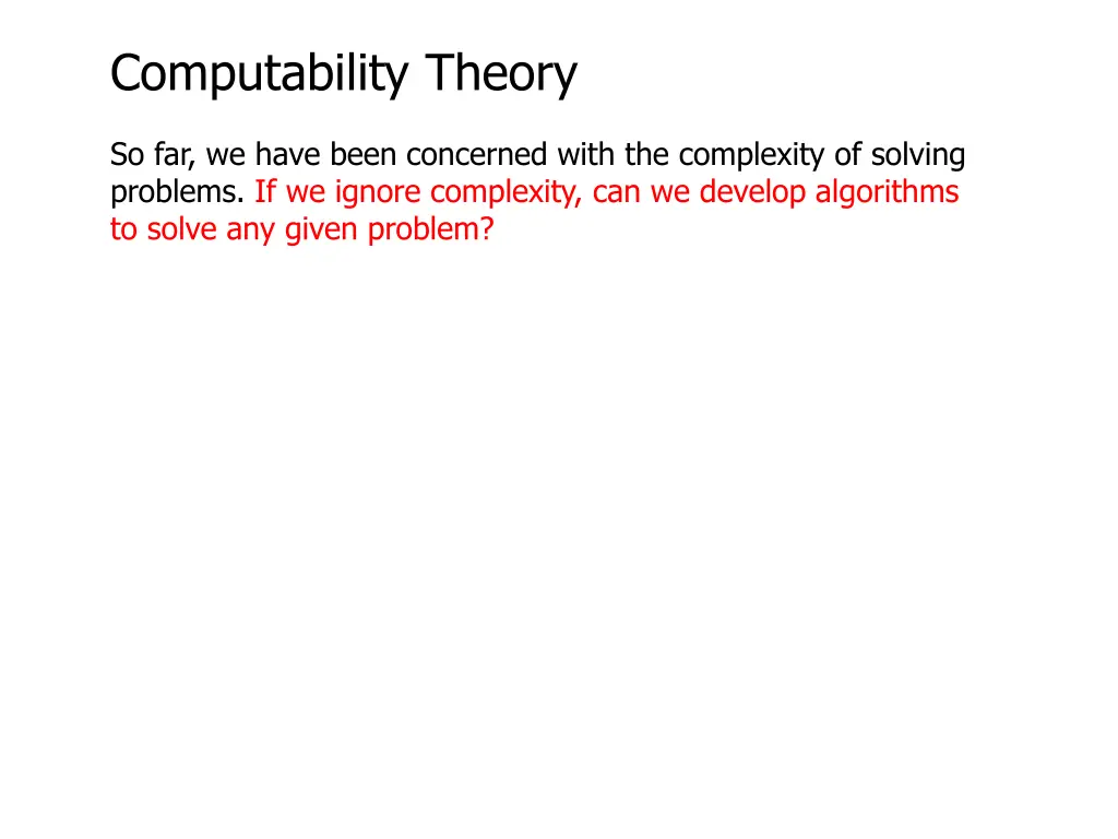 computability theory