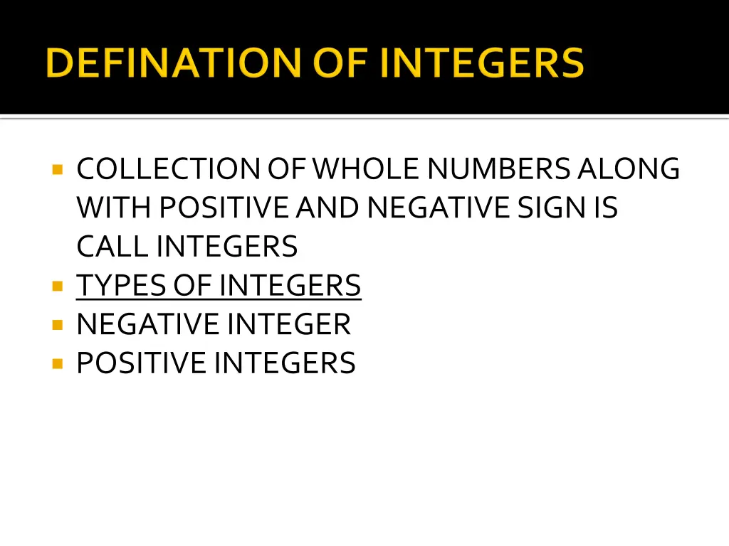 collection of whole numbers along with positive