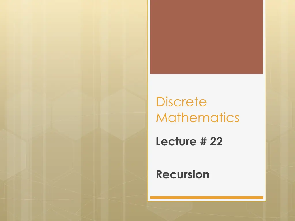 discrete mathematics