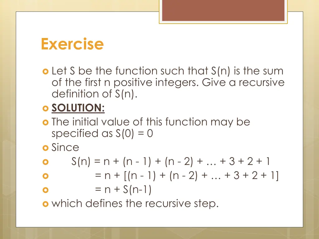 exercise 1