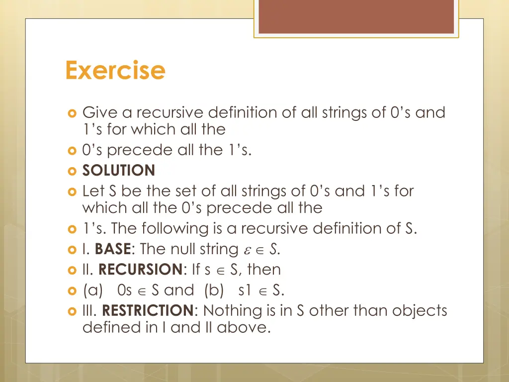 exercise 10