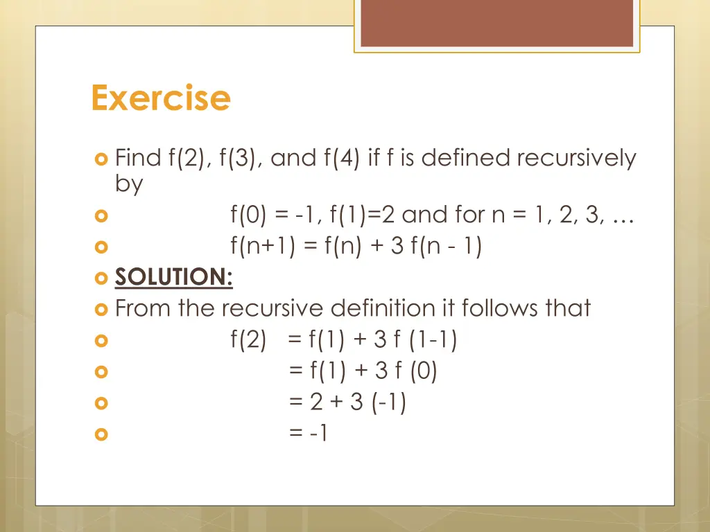 exercise