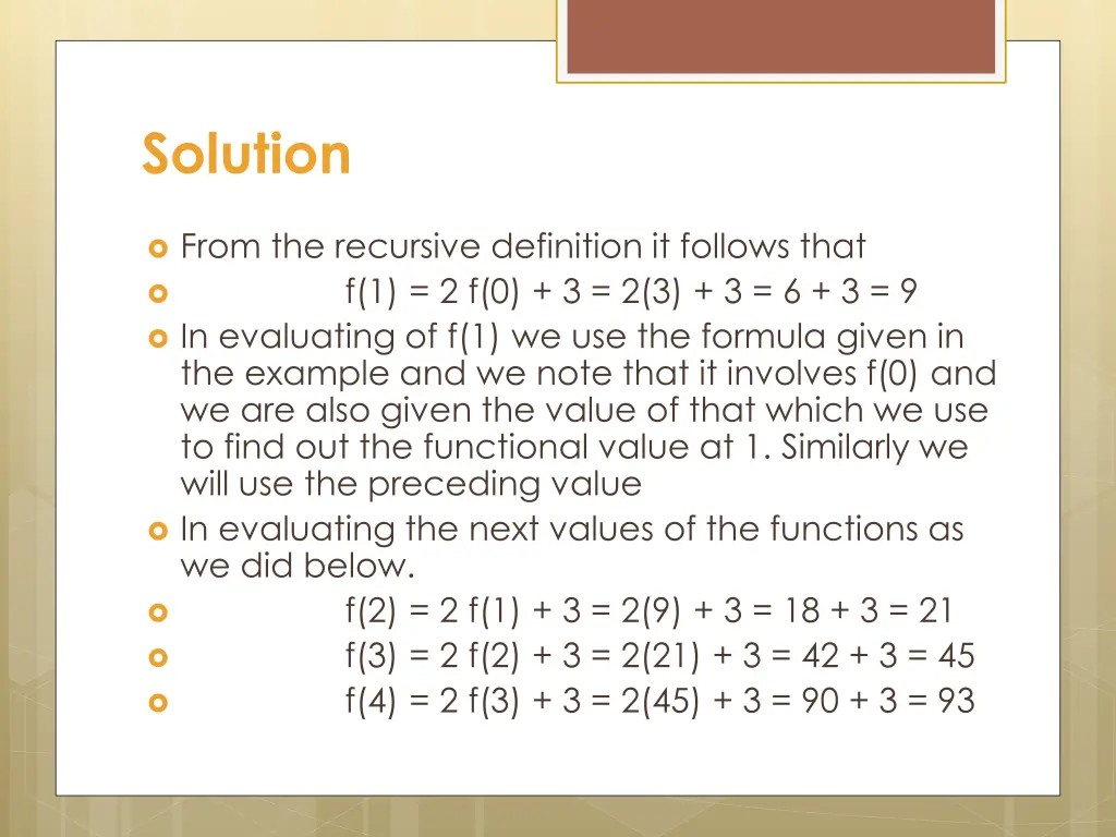 solution