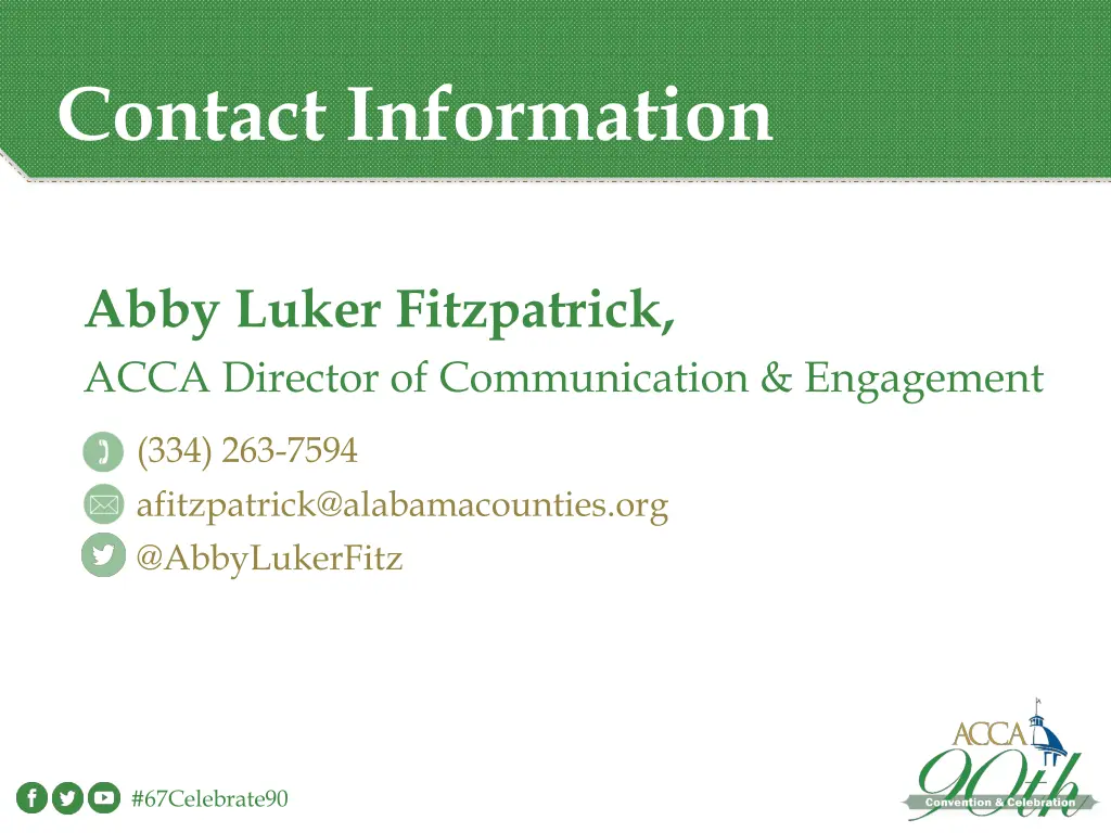 contact information