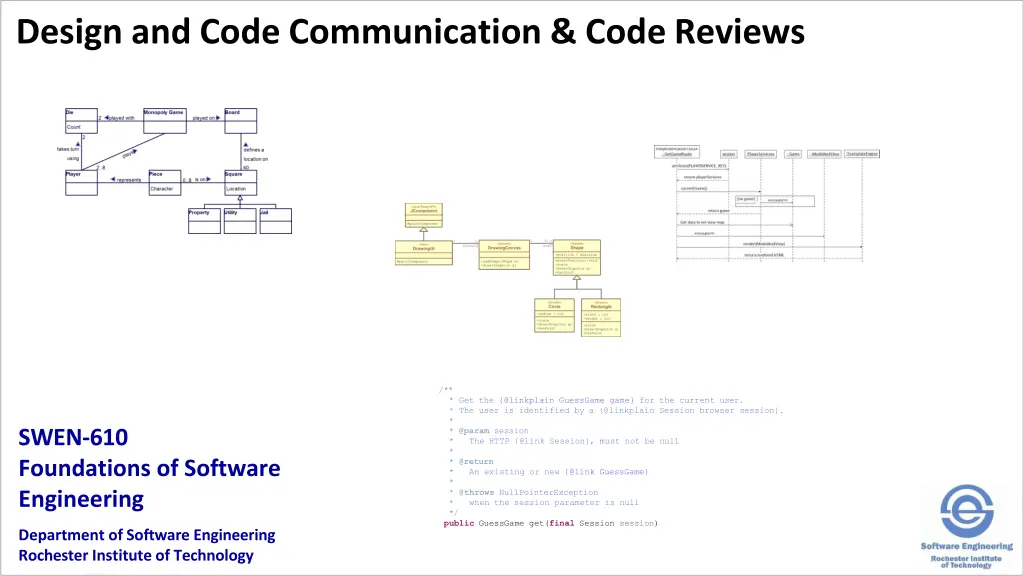 design and code communication code reviews