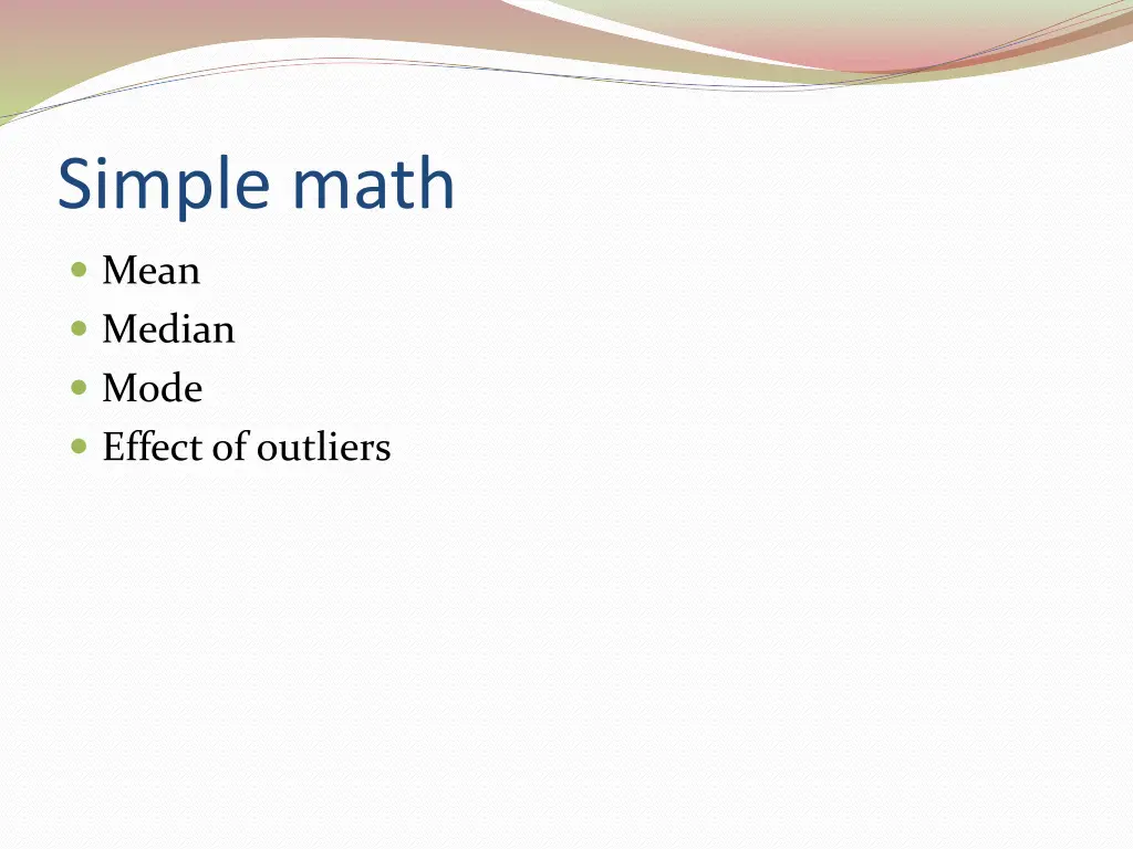 simple math