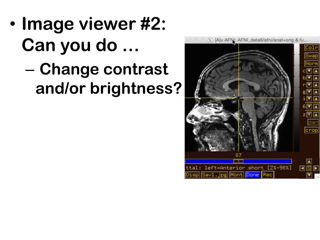 image viewer 2 can you do change contrast