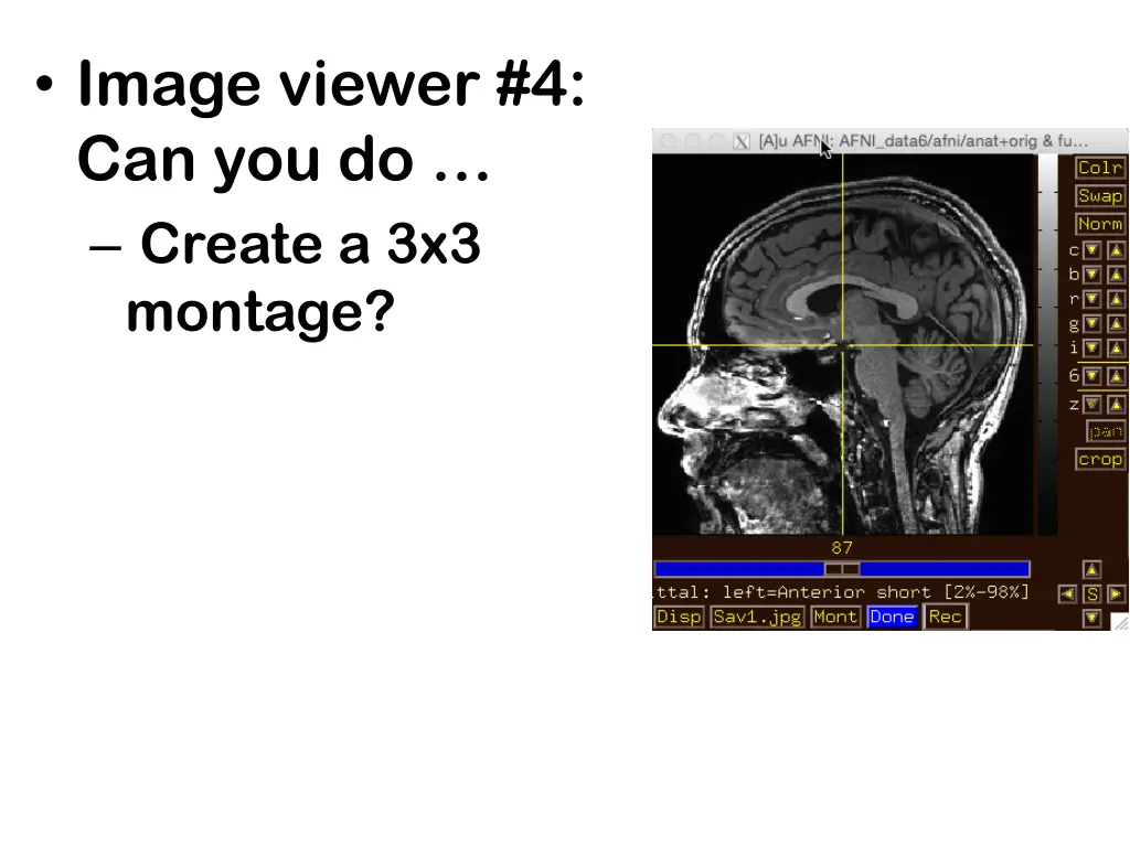 image viewer 4 can you do create a 3x3 montage