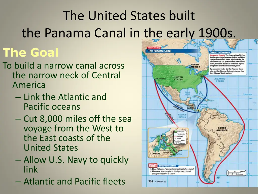 the united states built the panama canal